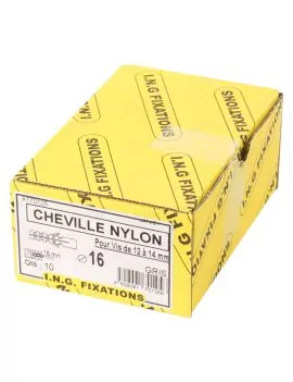 Cheville nylon tous matériaux - boite