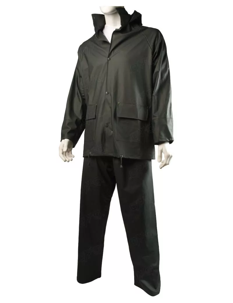 Ensemble de pluie qualité supérieur vert 
