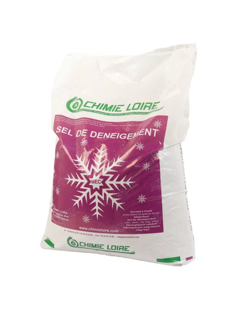 Sel de déneigement 25 kg
