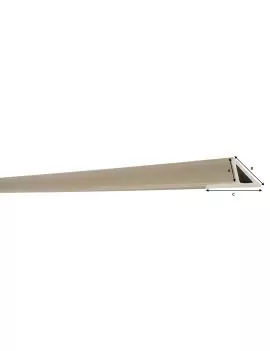 Profil triangle avec languette - botte