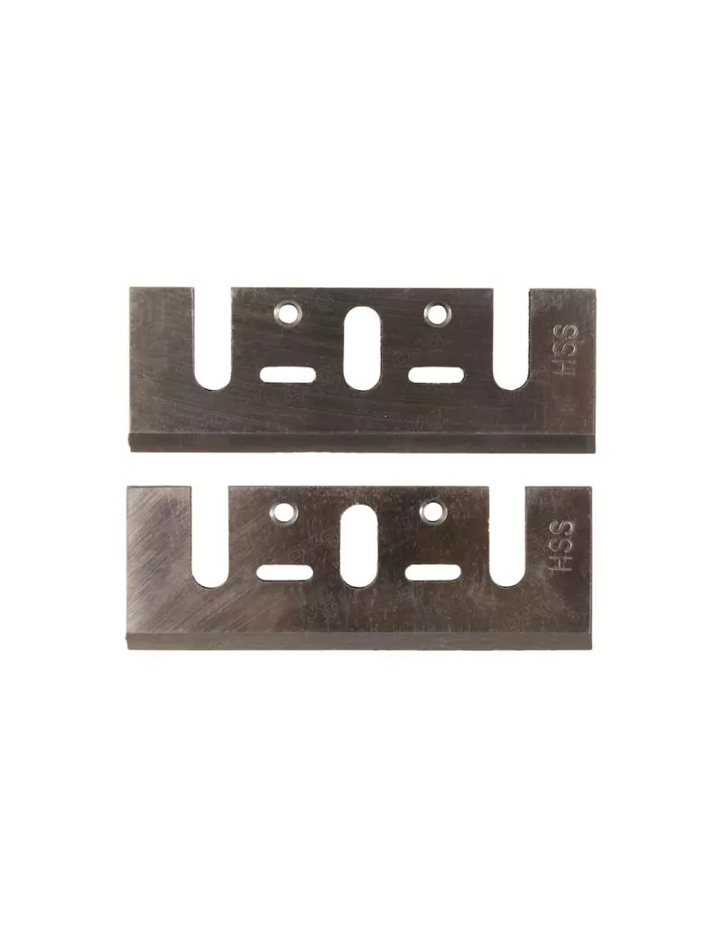 Jeu de 2 fers réaffûtables pour rabot