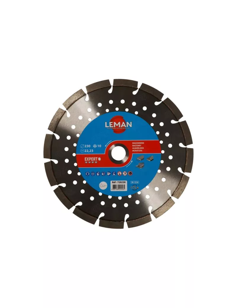 Disque diamant 230 mm fusion - béton armé, acier