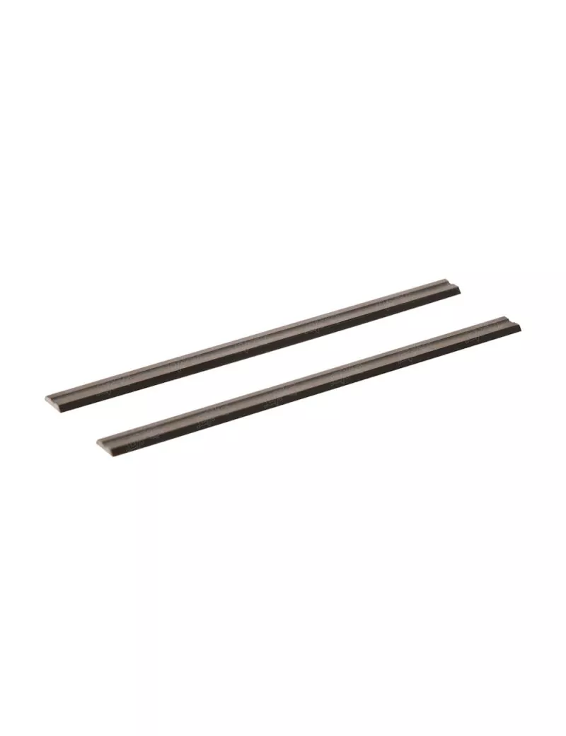 Jeu de 2 fers réversibles pour rabot 82x5,5x1,1 mm