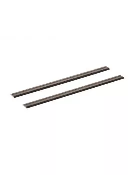 Jeu de 2 fers réversibles pour rabot 82x5,5x1,1 mm