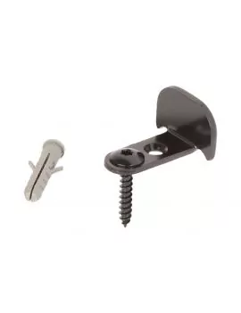 Butée coudée rond à visser pour volet