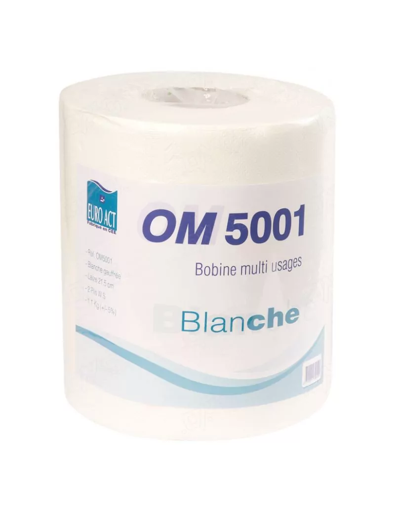 Papier essuie tout gaufré blanc
