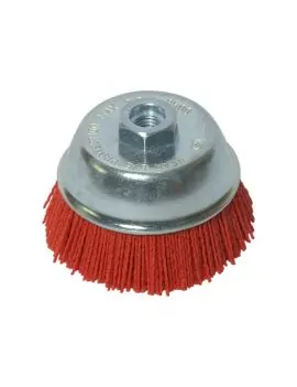 Brosse conique nylon pour meuleuse