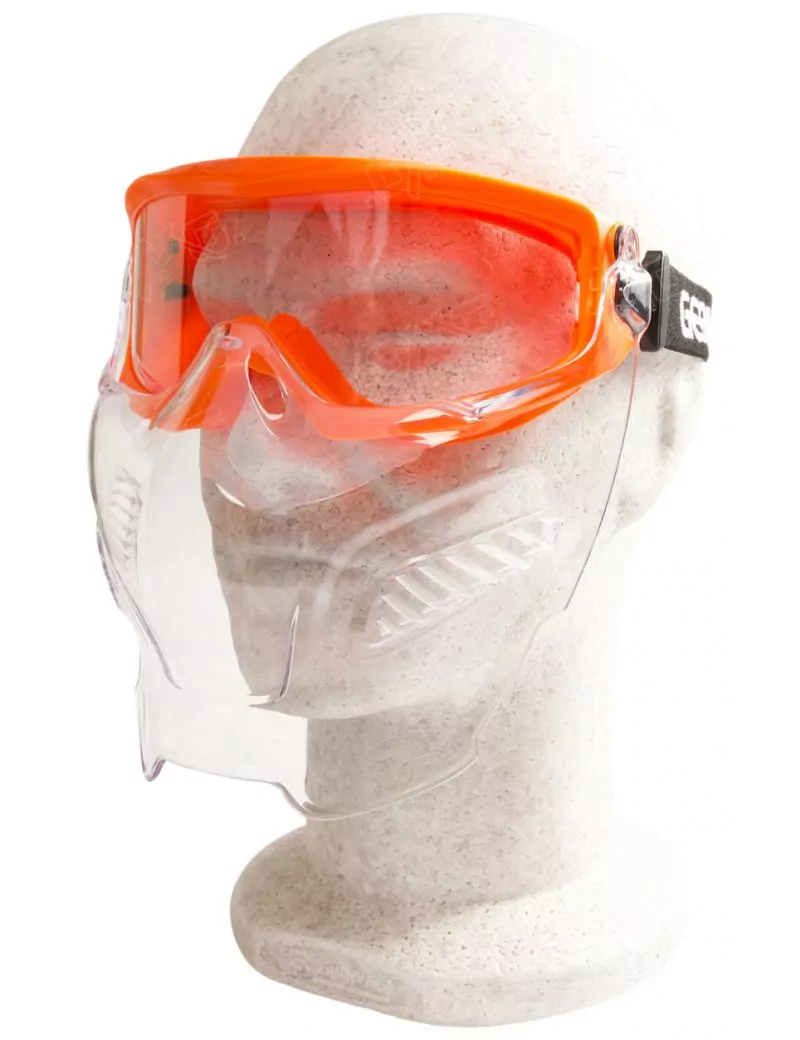 Lunettes masque avec protection faciale