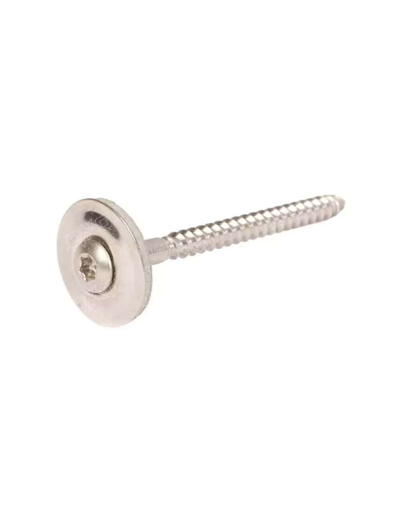 Vis bois torx inox A2 avec rondelle EPDM