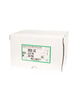 Vis bois torx inox A2 avec rondelle EPDM