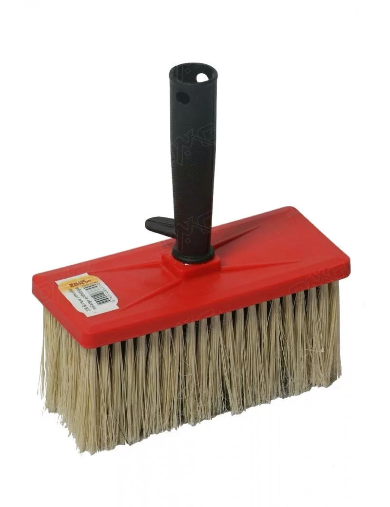 Brosse à encoler nylon blanc manche plastique