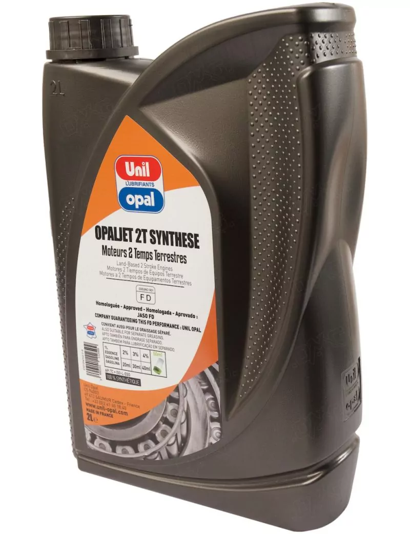 Huile Opal 2 Temps 100% synthétique - Bidon de 2 litres