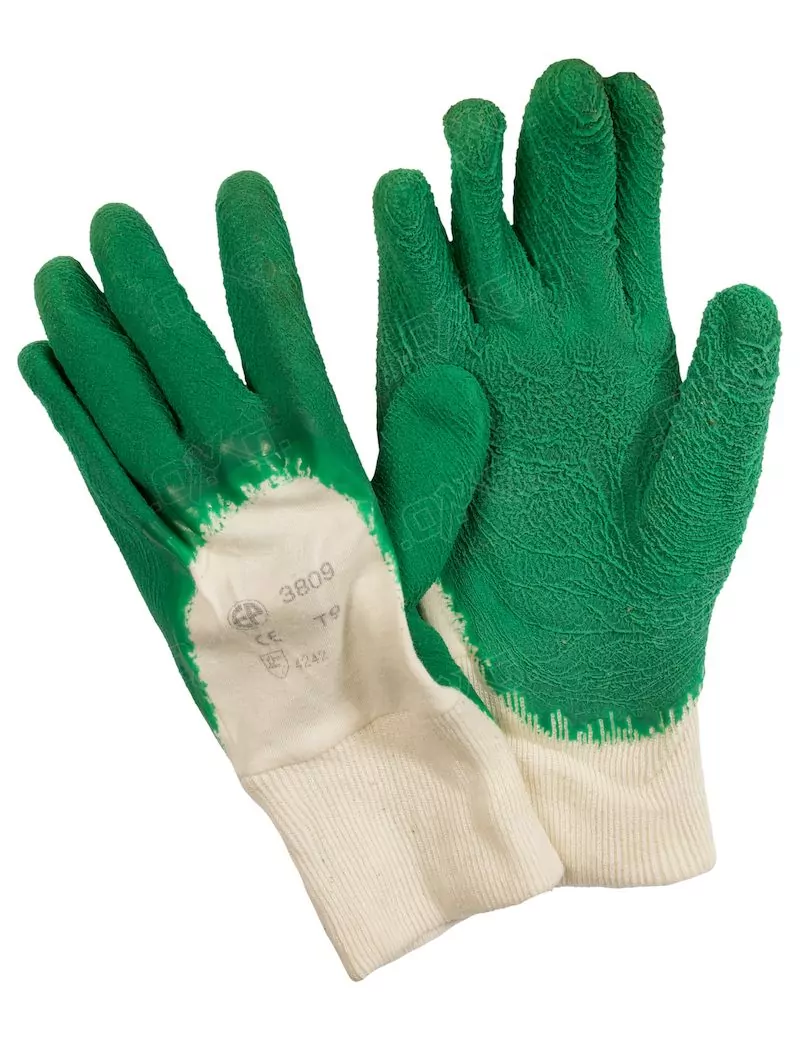 Gants vert anticoupures