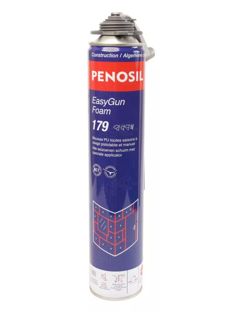 Mousse polyuréthane manuel et pistolable - 750 ML