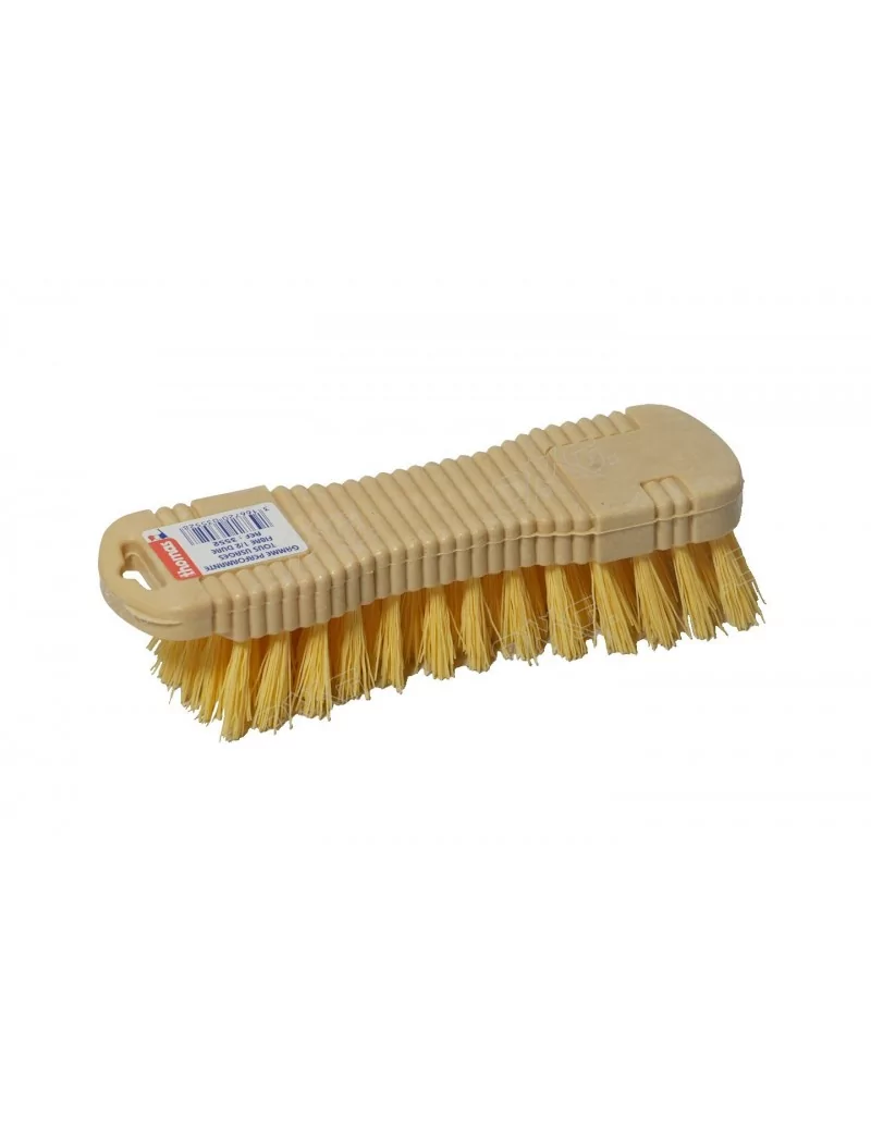 Brosse à main polypro jaune