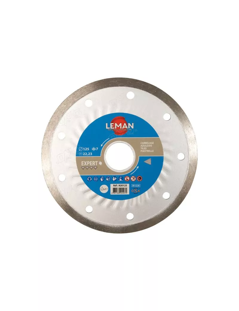 Disque diamant carrelage 125 mm pure - haute qualité