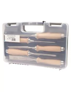 Coffret de 5 ciseaux à bois