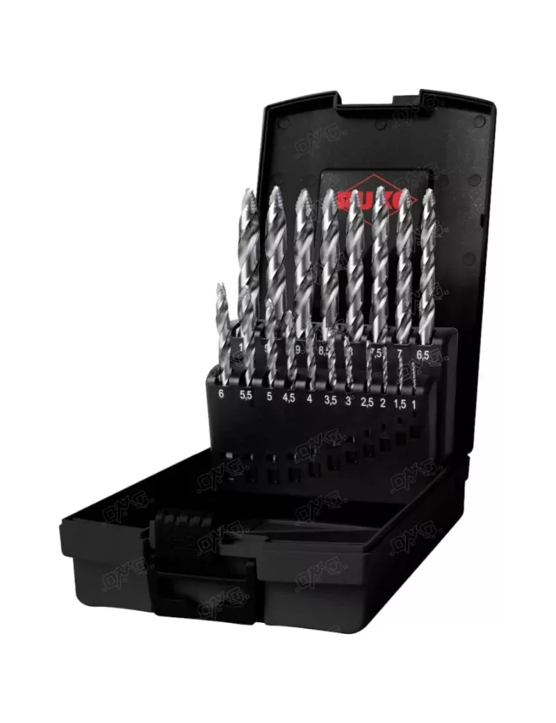 Coffret de 19 forets métal hélicoidaux ultimatecut hss