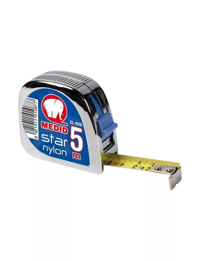 Mesure courte 5M x 19mm abs chromé MEDID