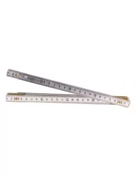 Mesure pliante double mètre alu
