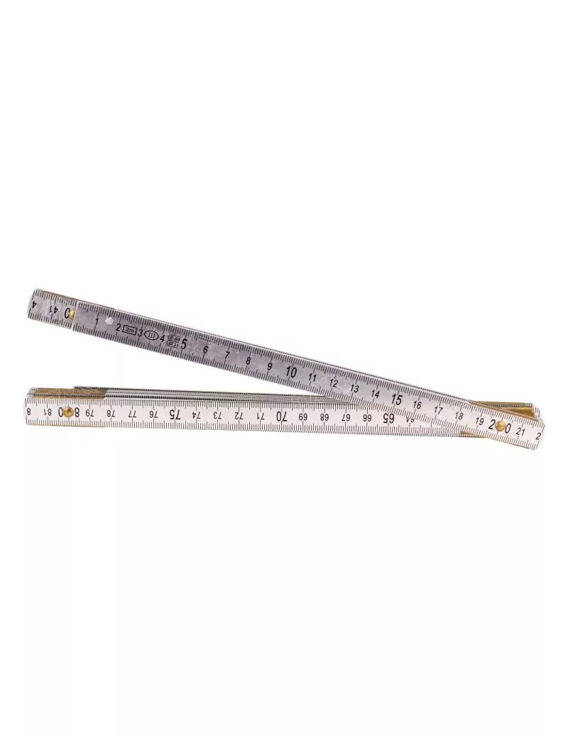 Mesure pliante double mètre alu