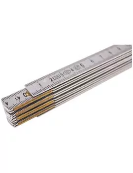 Mesure pliante double mètre alu