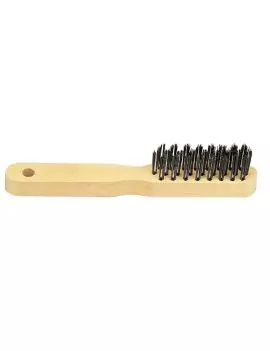 Brosse main métal bougie fil acier
