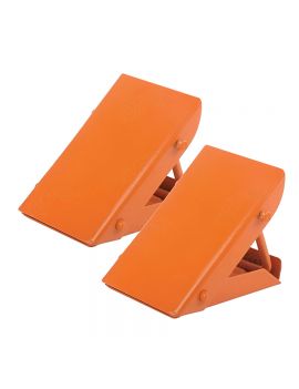 Cale De Roue Pliable En Acier La Paire