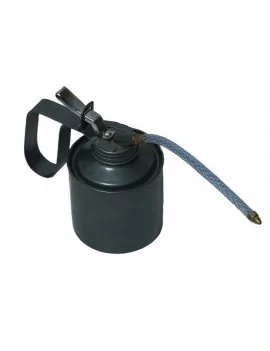 Burette à huile metal à levier et flexible