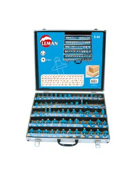 Coffret 66 mèches de défonceuse carbure