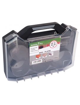 Coffret trépans HSS 7 pces