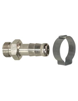 Compresseur - embout tuyau D.9 filetage mâle 1/4"