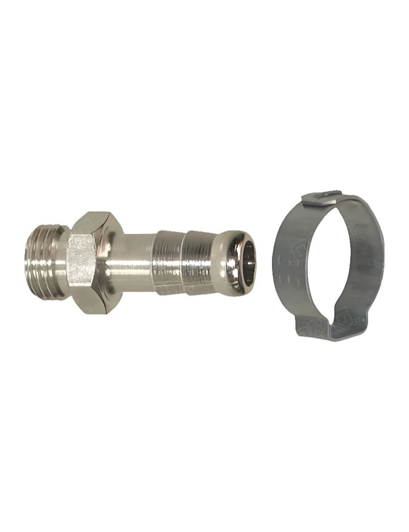 Compresseur - embout tuyau D.9 filetage mâle 1/4"