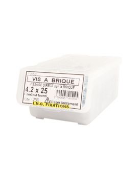 Vis à brique autoforeuse