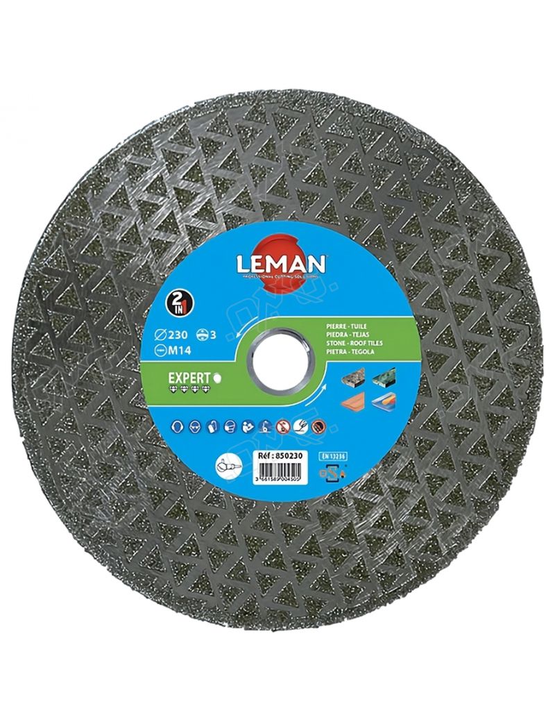 Disque Diamant D.125 Avec Flasque coupe et ponce