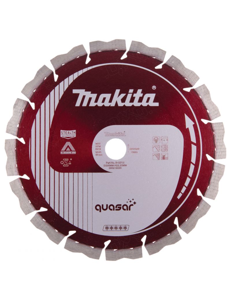 Disque Diamant 230 mm Quasar pour béton
