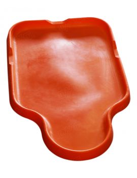 Bac à gacher rectangulaire orange