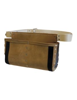 Tablier de coffreur cuir 2 poches