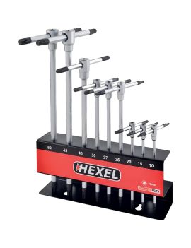 Jeu de 9 clés mâles Torx en T
