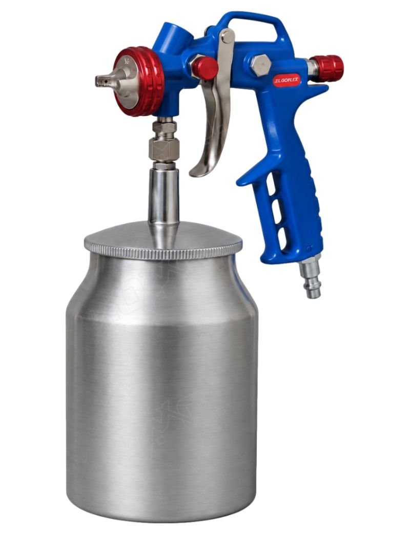 Pistolet à Peinture Aspiration Lacmé - Buse 1.8mm & Godet 1L