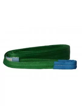 Élingue double plate fibre
