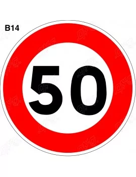 Panneau temporaire rond nu