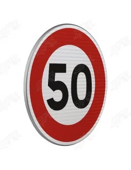 Panneau temporaire rond nu