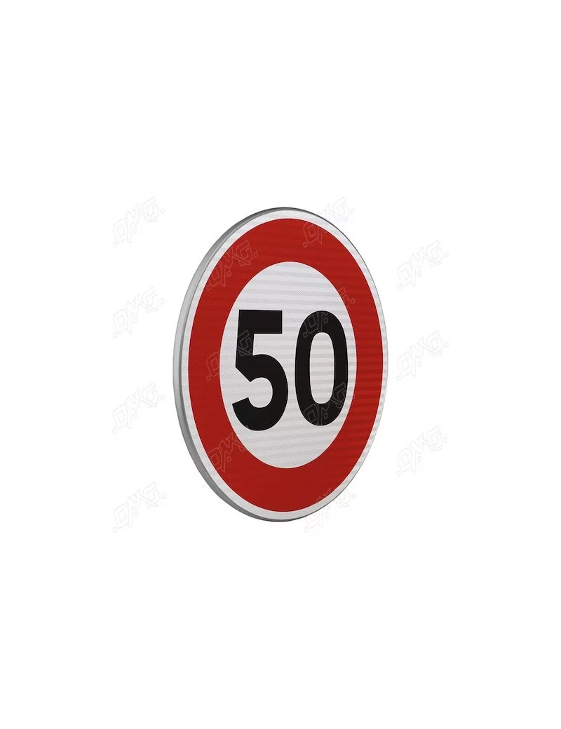 Panneau temporaire rond nu