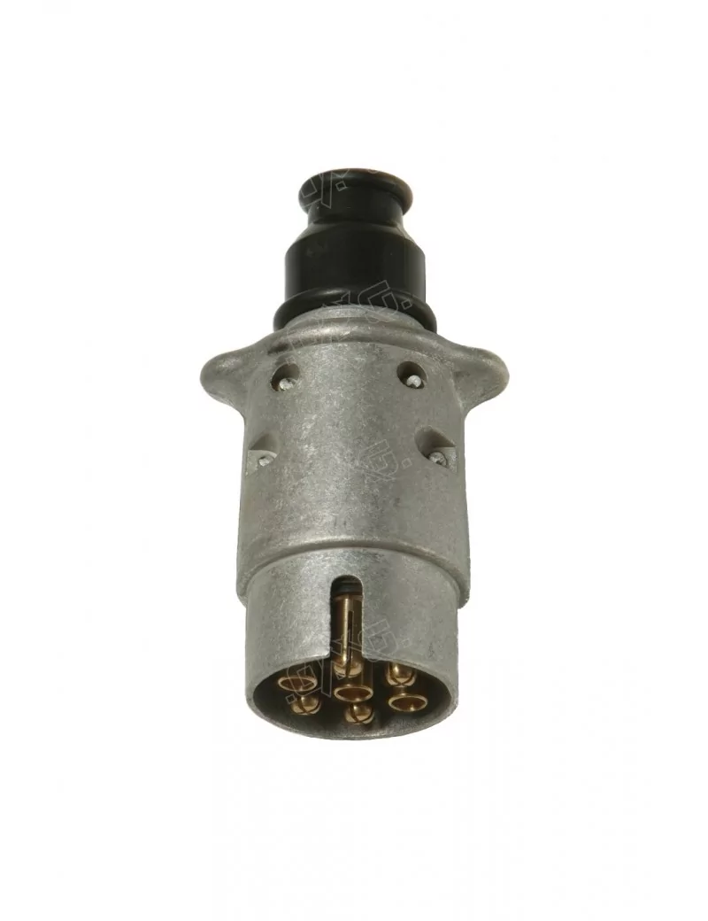 Fiche remorque métal 7 plots 12V