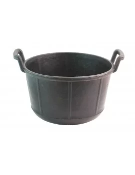 Auge carbonera 30L caout. armé avec poignées