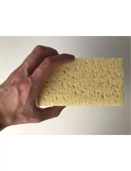 Éponge synthétique jaune tout usages