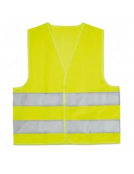 Gilet fluorescent polyester jaune