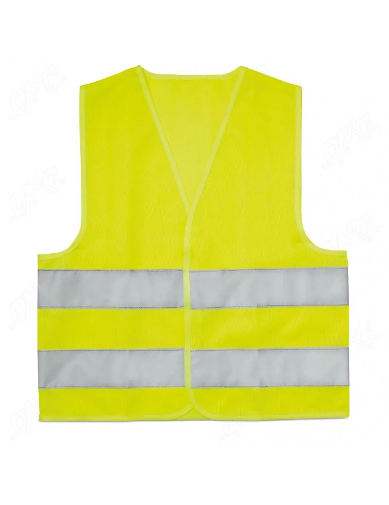Gilet fluorescent polyester jaune