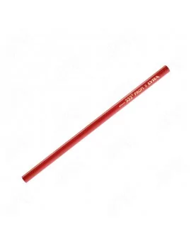 Crayon de charpentier rouge - la douzaine